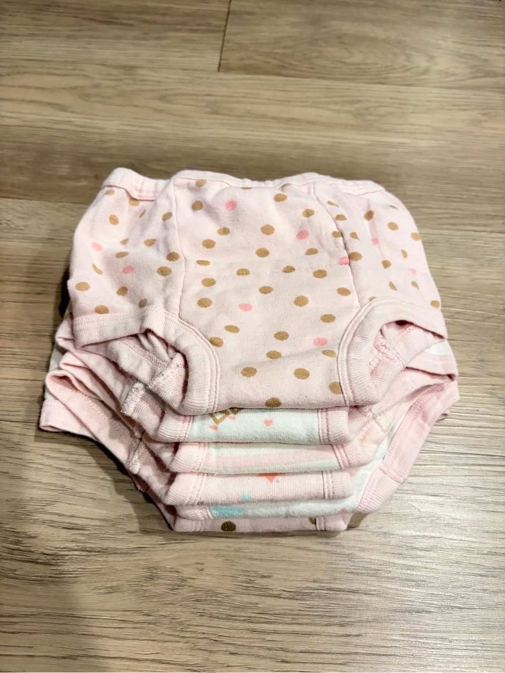 Gerber Pink Polka Dot Reusable Training Pants